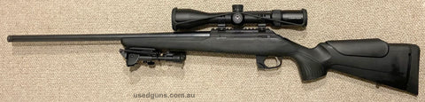 Good condition. Approx 150 rounds fired. 10RND Mag. Superficial scratches and wear to barrel approx 150mm in from end. Moving - Need gone. Happy to send more ph