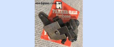 Parker Hale PH5C peep sight in excellent condition. Phone 0429849007. If reply by email please forward return phone number.
