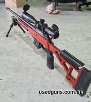 Lithgow Woomera in SCSA chassis. Jeff Borg muzzle brake and custom ARCA rail