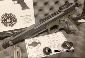 Supplied in original factory case with factory documentation and take down tools etc. comes with two magazines. Has not had a lot of use use as I have two Volqu