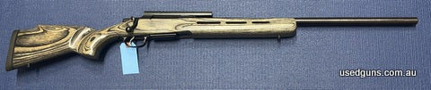 Very good condition CZ 550 Varmint in 308W. Has a heavy barrel on a laminate stock with a raised Picatinny rail ready for a scope.