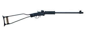 CHIAPPA
LITTLE BADGER SURVIVAL
BLACK
BREAK ACTION 
SINGLE SHOT

AVAILABLE IN
500.092 22LR SPECIAL NEW $369