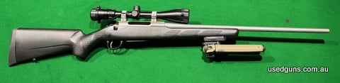 Stainless T3 in excellent condition, fired under 100 rounds. Includes japanese made bushnell 4200 6-24, magpul bipod, if picked up local i have 80 rounds which 