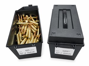 HORNADY
BULK BLEM AMMO
IN HORNADY PLASTIC
AMMO CAN

AVAILABLE IN
H81481B 6.5 CREEDMOOR 95GR V-MAX
POLYMER TIPPED VARMINT AMMUNITION
SPECIAL $220 /PER 100

H81481B 6.5 CREEDMOOR 120GR ELD-M
POLYMER TIPPED MATCH AMMUNITION
SPECIAL $220 /PER 100

H82180B 300 WIN MAG 195GR ELD-M
POLYMER T