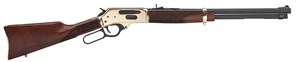 HENRY
H024-4570
SIDE GATE
45-70, 
4 SHOT
19.8" BARREL
LEVER ACTION
CHECKERED WALNUT STOCK & FOREND
BRASS FINISHED RECEIVER
SIDE GATE LOADING
SEMI BUCKHORN SIGHTS

NEW $2090