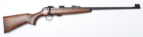 CZ 457 .22LR bolt-action rifle in excellent, unfired condition. Renowned for precision and build quality, this rifle is perfect for target shooting or small gam