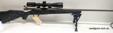 Used Weatherby Vanguard Cerakote 223 in excellent condition. Includes Zero Tech Thrive¬¨‚Ä† 3-12x44 scope with cover and bipod. Book: A6-2138 - Serial No: VB282