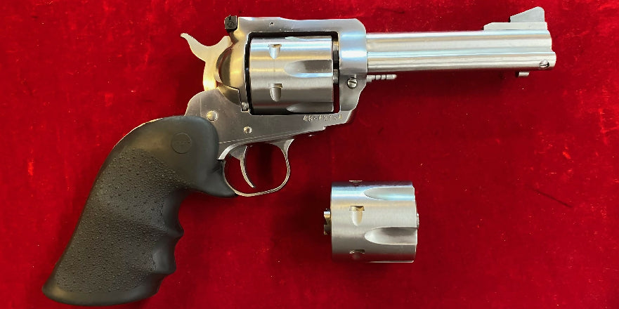 Ruger Blackhawk 45LC/45ACP Convertible S/Steel 4.75' Revolver New Unfired Hogue grip