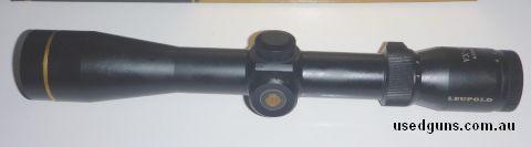 Leupold VX-R 4-12x40 scope in very good condition. Firedot 4 Reticle. Has a centre dot that illuminates at varying brightness levels. Matte finish, 30mm Tube, 1