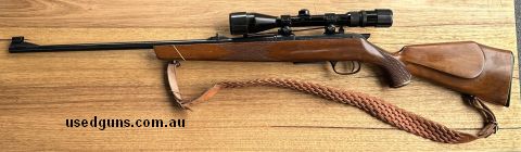 Krico 700 in 22-250. Minimal use over its life, leather sling and original 3-9x40 scope, rings included. Open sights still on rifle. Buyer to pay transfer/ post