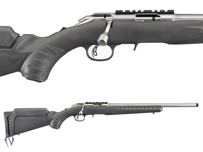 RUGER AMERICAN RIMFIRE 22LR 10 SHOT STAINLESS THREADED
