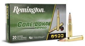 REMINGTON
RT270WA
CORE LOKT TIPPED
270WIN, 130GR, POLYMER TIPPED
AMMUNITION

SPECIAL
$59.90 /PER 20
$299.50 /PER 100
$569 /PER 200