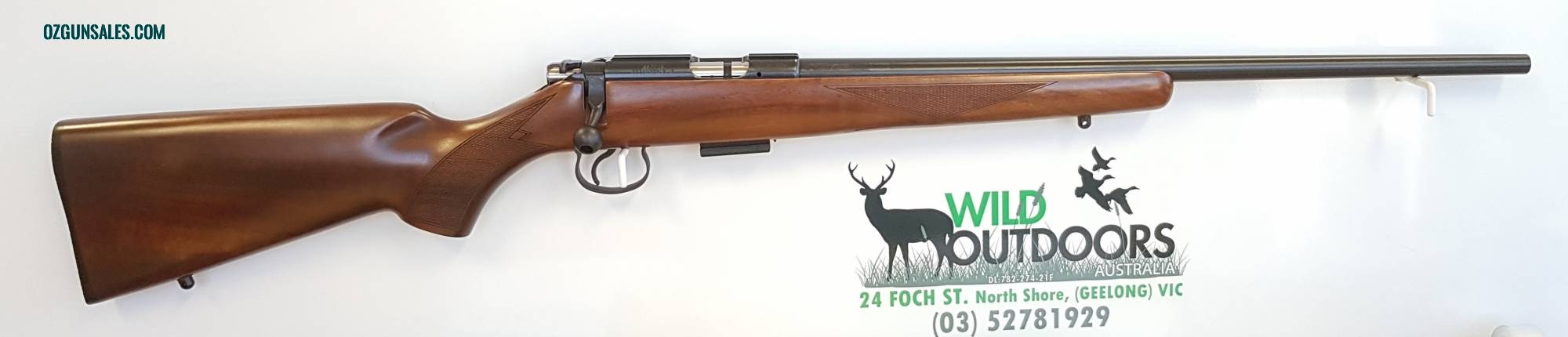 CZ 455 American 22WMR – Walnut – 5Rnd Mag