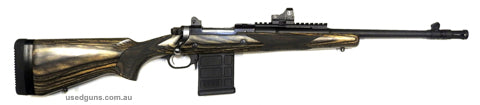 Beautiful Ruger Scout in hard hitting 308W. Has seen very little use from new. Bushnell First Strike red dot scope. Magpul 10 round magazine. Will not disappoin