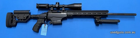 Safari Firearms Sale! Tikka T3x in 6.5 Creedmoor! Mounted is a ZeroTech Thrive 4-16x50. Great scope choice for this setup. Has a Magpul bipod. Sports a 22 inch 