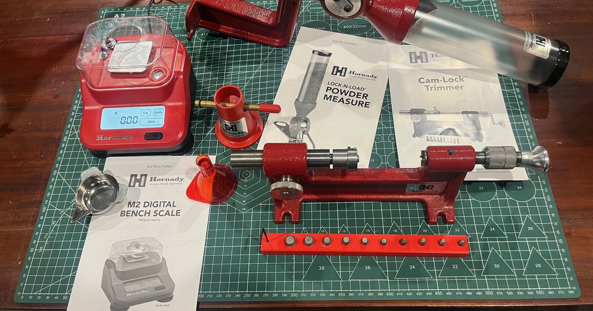 Hornady powder measuring and case trim equipment