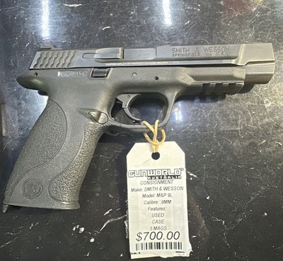 Consignment Used Smith & Wesson M&P 9L 9mm With 5 Mags - SN: DXW7155