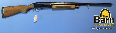 Cat C shotgun. Winchester pump action Cat C, 28 inch barrel with 5 shot mag tube. In fair condition but is in good working order.