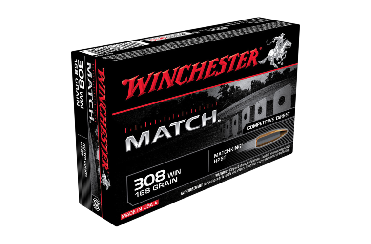 WINCHESTER MATCH 308WIN 168GR SIERRA BTHP