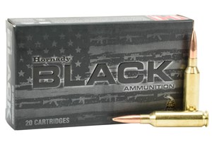 HORNADY
H81396
BLACK MATCH
6MM CREEDMOOR, 105GR, BTHP
AMMUNITION 

$59.90 /PER 20
$269.55 /PER 100
$490 /PER 200