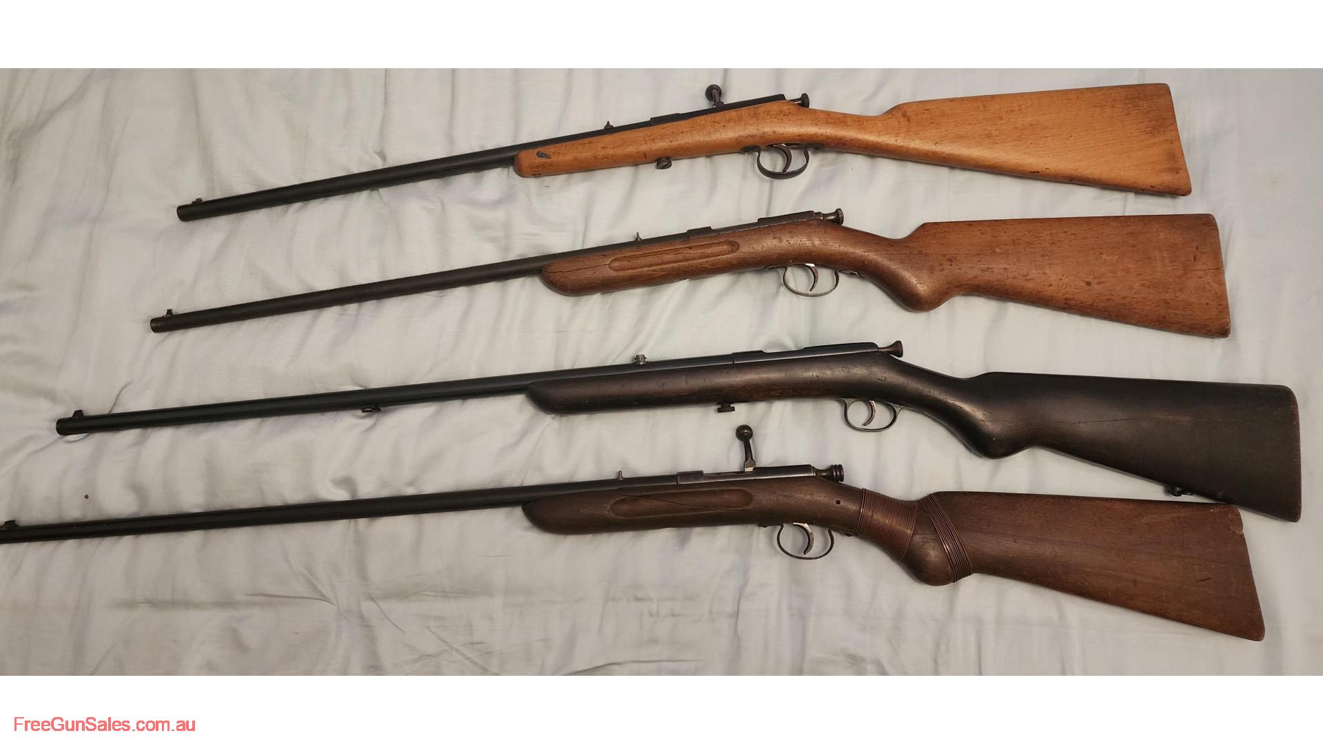 4 single shot 22lr's for spare parts Meadow Heights