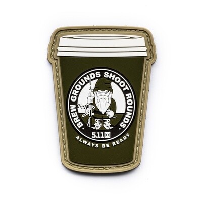 5.11 Brewed Grinds to go Patch