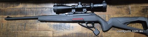 Very good condition, almost one year old 10 round rotary magazine with a 3-9X Accura rapid. Gun is nice and light and has adjustable trigger set around 3.5 poun