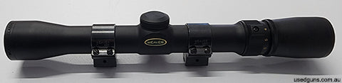 Weaver V7 Rimfire Classic Scope. 2.5-7x28. Made in Japan, matt finish with Duplex reticule, 1" tube. Includes genuine Weaver rimfire (3/8" dovetail) rings. In e