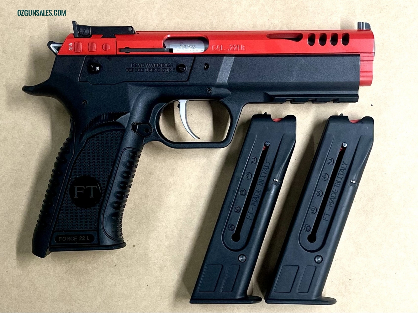 TANFOGLIO FORCE 22L RED .22LR