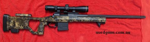 Remington 700 VTR in KRG Chassis with Kryptek Camo, Leupold VX-R (illuminated centre dot) 4-12x, Leupold rings and scope cover. Rifle uses AICS / Magpul magazin