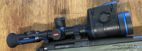 Pulsar Thermion 2 LRF XP50 Pro Thermal Riflescope, just 2 months old, with 3 APS2 Batteries, RRP $7900. Text any enquires.