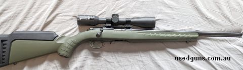 Ruger American Rimfire Compact OD Green, Nikko Stirling Panamax 3-9x40 on Pic Rail
