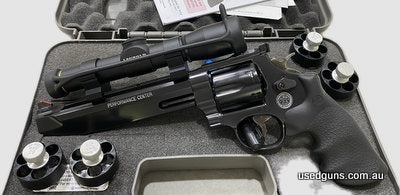 Performance Centre gun, Safe queen, has fired 48 rounds of.44 specials in 3 years for NRA match and 60 rounds of magnum ammo 2 years prior for metallic silhouet