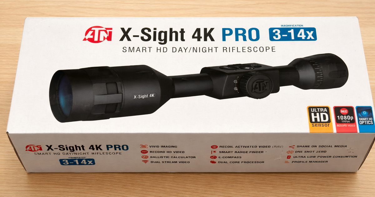 ATN X-Sight 4K Pro 3-14x Digital Day/Night Scope
