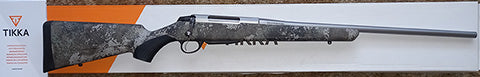 New in box Tikka T3x Lite Stainless Camo with standard 1/12" twist barrel, factory sling swivels, and instruction book. This model is no longer made. This new a