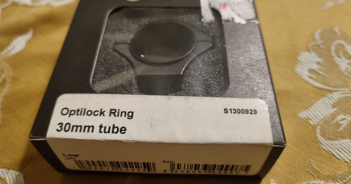 Sako Optilock Rings 30mm Low