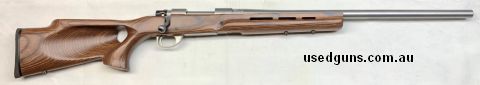 Howa Varmint! Fast twist stainless heavy barrel, 2 stage trigger and Boyd's thumbhole laminate stock will have you punching tiny groups or eliminating many crit