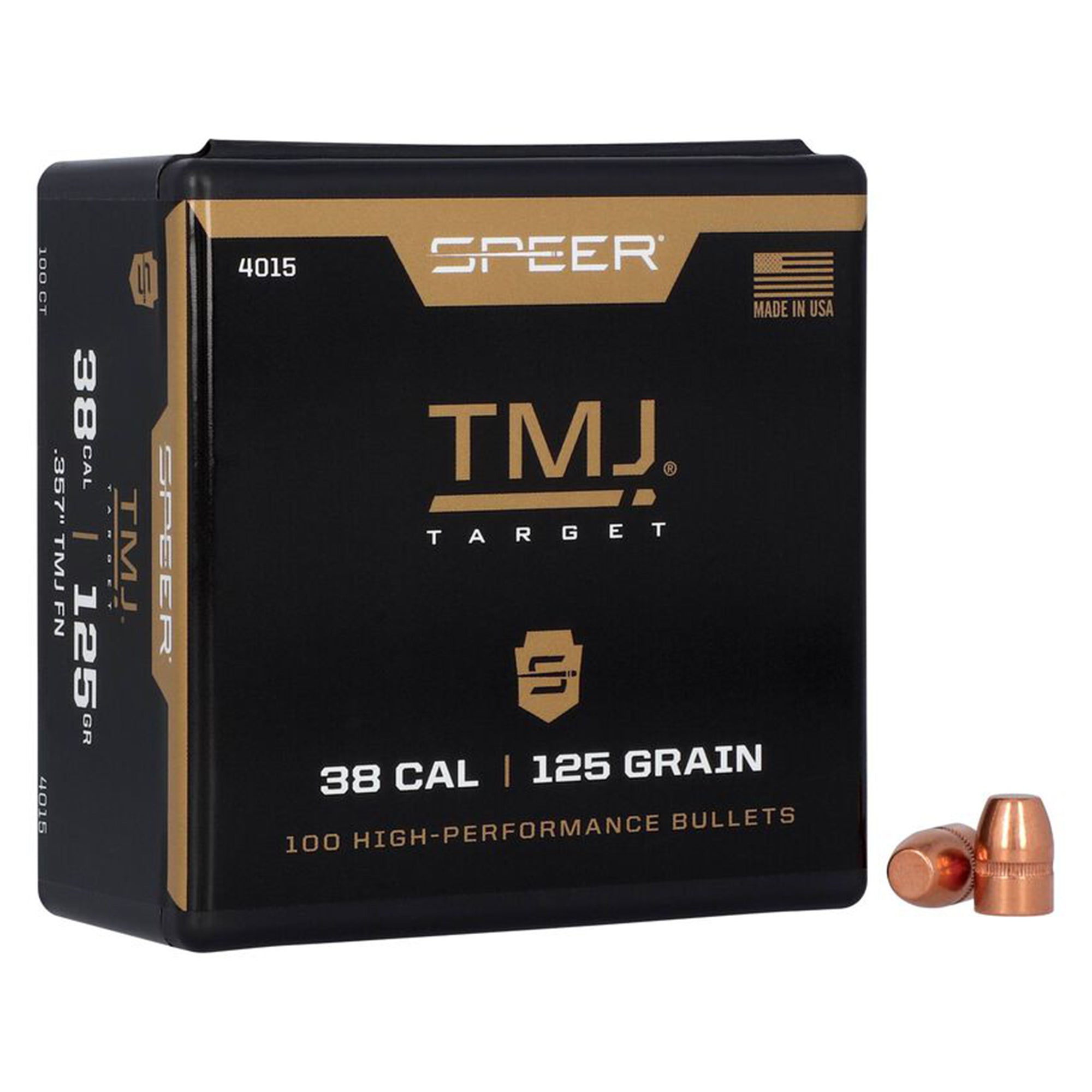 38 Cal 125gr TMJ