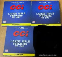 CCI large rifle 200 primers Quantity - 300 Pick up Brisbane / Gold Coast Licence must be sighted upon pick up