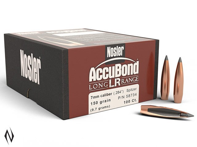 NOSLER 7MM 150GR ACCUBOND LR 100PK