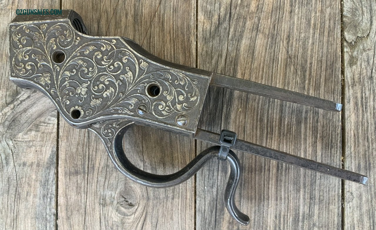 Engraved Stevens 44 1/2 action