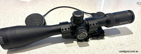 As new Nightforce SHV F1 - 4-14x50 F1 Mil Ret (Illum). Had it mounted on rifle for a few years that was used at range three times. Comes with original covers. A