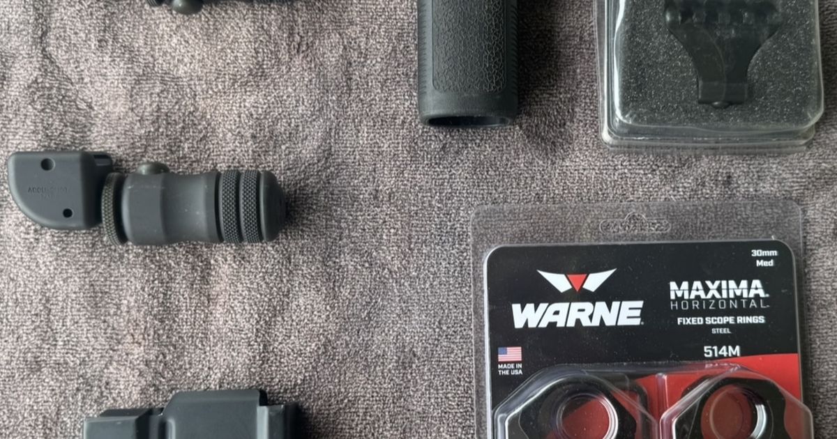 AI AICS Mag, Accu-Shot Monopods, Warne Rings & Accessories