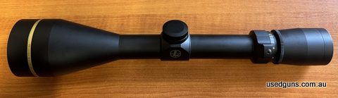 Leupold VX3i 3.5-10x50 with a duplex reticle. Is in excellent condition, slight ring mark. Beautiful clear scope. S/N: 334718AG