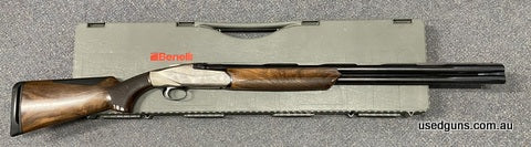Bennelli 828U Sporter 12G O/U in excellent condition. Comes cased. Sports a 28 inch barrel. Woodwork incredible. $65 freight to your dealer Australia wide. 2 mo