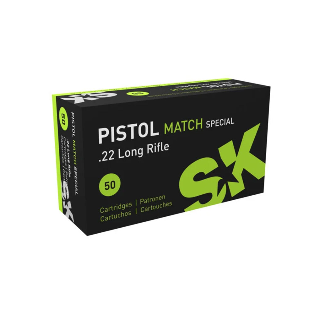 SK 22LR 40GR PISTOL MATCH 938FPS • Pack 50