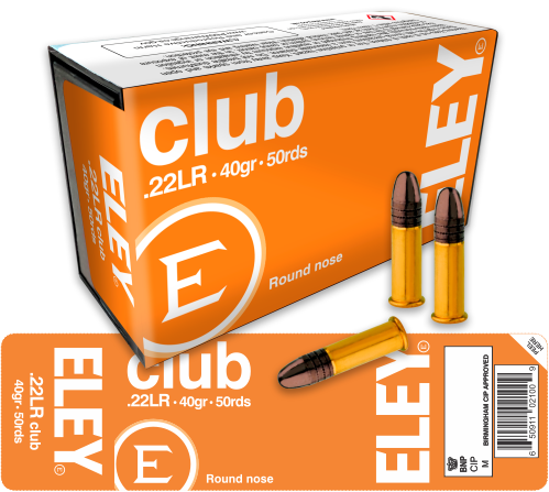 ELEY 22LR CLUB 1070FPS (50PK)