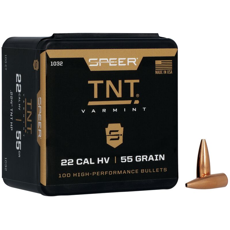 SPEER 224 55GR HP TNT VARMINT 100PK