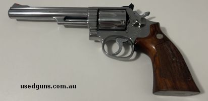 Smith and Wesson 66-2 in very good condition. Firearm has been kept clean with no scratching or major signs of wear. Firearm has a lightened trigger for competi