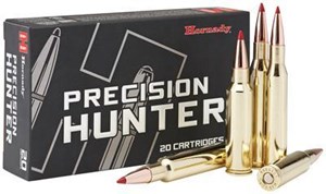 HORNADY
H82002
PRECISION HUNTER
300 WIN MAG, 200GR, ELD-X
TIPPED AMMUNITION

$109 /PER 20
$490.50 /PER 100
$905 /PER 200